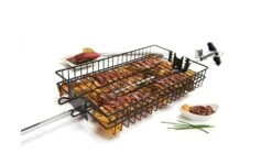 Grill Pro Deluxe Non-Stick Flat Spit Basket -Deals Grill BBQs Store 24785203 1000x563 1