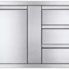 Napoleon Stainless Steel Built In Door And Drawer Combo - BI-3624-1D3DR -Deals Grill BBQs Store BI36241D3DR 1000x563 1