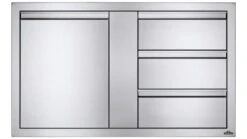 Napoleon Stainless Steel Built In Door And Drawer Combo - BI-3624-1D3DR