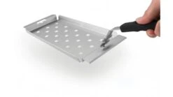 Broil King Grill Topper - Narrow Stainless Steel - 69722 -Deals Grill BBQs Store BK 69722 Handle20Action 04 1000x563 1