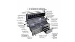 Sunstone 42" Gas Hybrid Dual Zone Built In BBQ -Deals Grill BBQs Store EMCHDZ42 9 1000x563 1