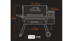 Traeger - Timberline D2 1300 Pellet BBQ - Free Cover -Deals Grill BBQs Store Exterior20Dimensions 1000x563 1