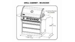 Napoleon Oasis 100 - Prestige PRO 665 - Kitchen BBQ - Free Rotisserie And Cover -Deals Grill BBQs Store IM UGC66520grill20cabinet 1000x563 2