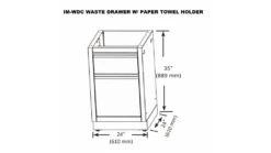 Napoleon Oasis 300 - PRO665 - Island Gas BBQ - Free Rotisserie And Cover -Deals Grill BBQs Store IM WDC20WASTE20DRAWER20W20PAPER20TOWEL20HOLDER 1000x563 2