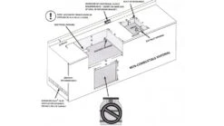 Napoleon BILEX605RBIPSS-CE Built In Gas BBQ -Deals Grill BBQs Store LEX48520Built20in20install20dimensions 1000x563 2