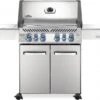 Napoleon Prestige P500RSIBNSS-3-CE Natural Gas BBQ - Free Rotisserie And Cover -Deals Grill BBQs Store P500 Front Lights on 1000x563 1