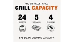 Traeger - Pro D2 575 Pellet BBQ - Free Cover & Folding Front Shelf -Deals Grill BBQs Store Pro575 1000x563 1