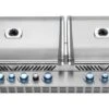 Napoleon Prestige BIPRO825RBIPSS-3-GB-3 Built In Gas BBQ - Free Rotisserie And Cover -Deals Grill BBQs Store bipro825 front lights on 1000x563 1