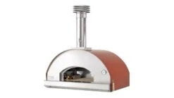 Fontana - Mangiafuoco Built In Wood Pizza Oven - Rosso