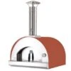 Fontana - Margherita Built In Wood Pizza Oven - Rosso