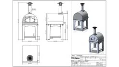 Fontana - Margherita Gas Pizza Oven With Trolley - Anthracite -Deals Grill BBQs Store margherita20trolley20anthracite202 1000x563 1