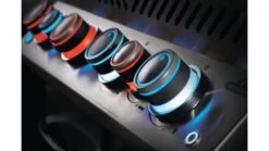 Napoleon Prestige P500RSIBPSS-3 Gas BBQ - Free Rotisserie And Cover -Deals Grill BBQs Store prestige lights blue red 1000x563 2