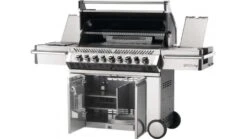 Napoleon Prestige PRO665RSIBNSS-3-GB Natural Gas BBQ - Free Rotisserie And Cover -Deals Grill BBQs Store pro 665 angled open 1000x563 1