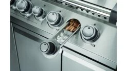 Napoleon Prestige BIPRO825RBIPSS-3-GB-3 Built In Gas BBQ - Free Rotisserie And Cover -Deals Grill BBQs Store pro665 pro825 details wood chip smoker napoleon grills wide shot 1000x563 2