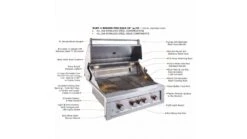 Sunstone Ruby Series 4 Burner Built In Gas BBQ -Deals Grill BBQs Store ruby4bir 2 1000x563 1
